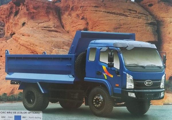 XE BEN VEAM VB750 7.5 TẤN, MÁY HYUNDAI